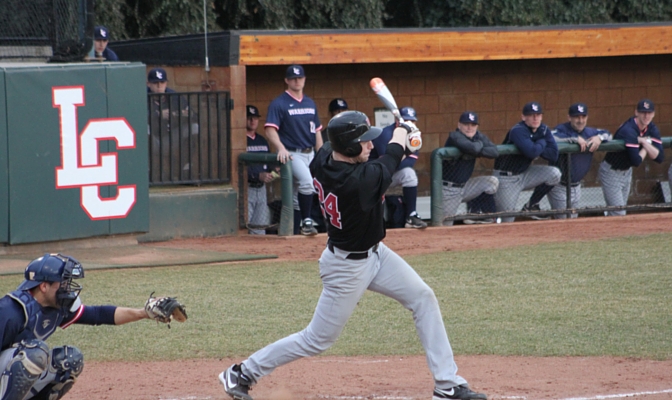 Central Washington's Jake Levin is both a pitcher and infielder for the team, leading the team both in wins (3) and home runs (3).